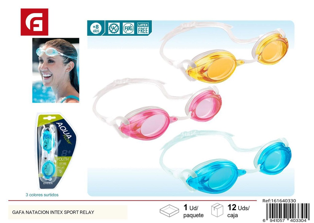 Gafa natación Intex Sport Relay - Productos de verano y accesorios de natación