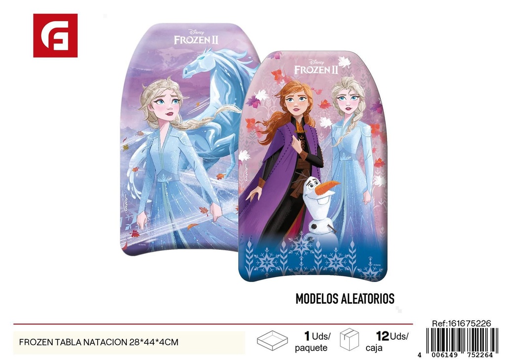 Tabla de natación Frozen 28*44*4cm - Accesorios de verano y juguetes inflables
