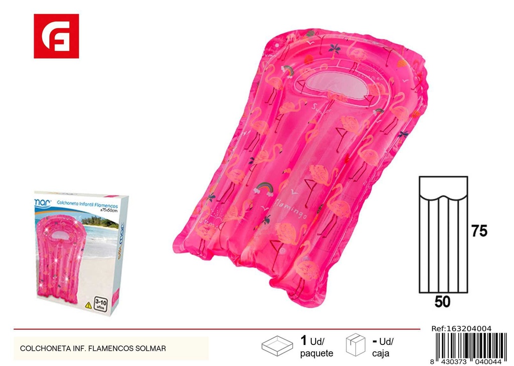 Colchoneta infantil flamencos Solmar - Juguetes de verano
