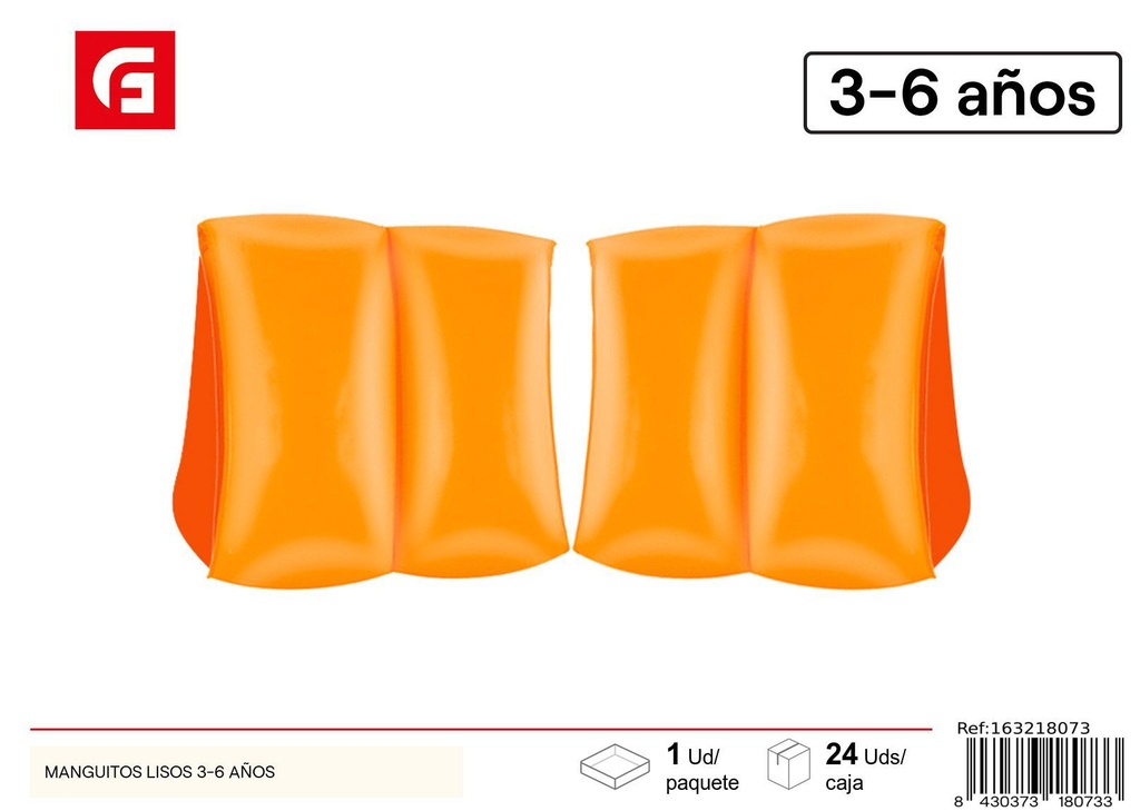 Manguitos lisos 3-6 años - Accesorios de natación para niños
