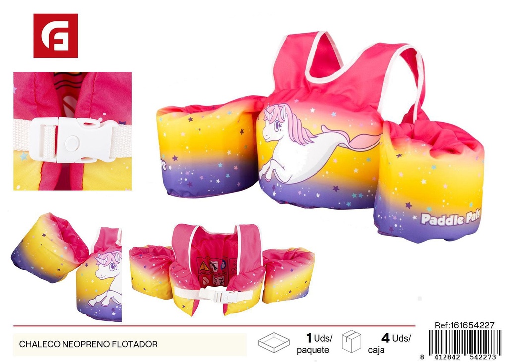 Chaleco flotador de neopreno - Accesorio acuático, segundo modelo