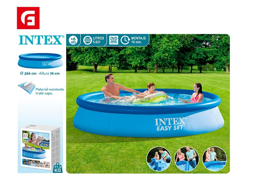 Piscina Easy Set 366x76cm - Productos de verano y piscinas inflables