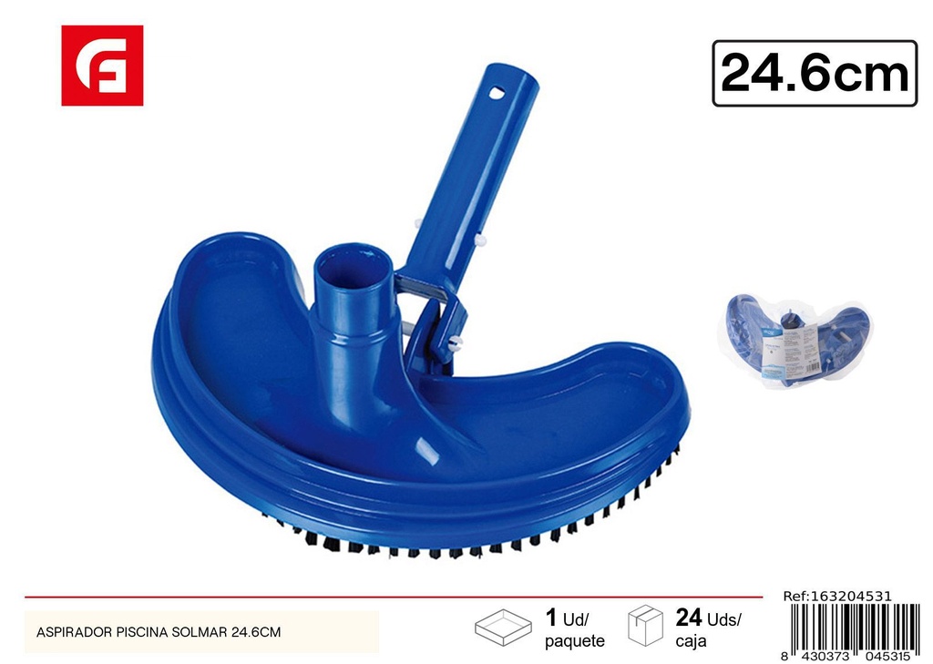 Aspirador para piscina Solmar 24.6 cm - Accesorios de piscina