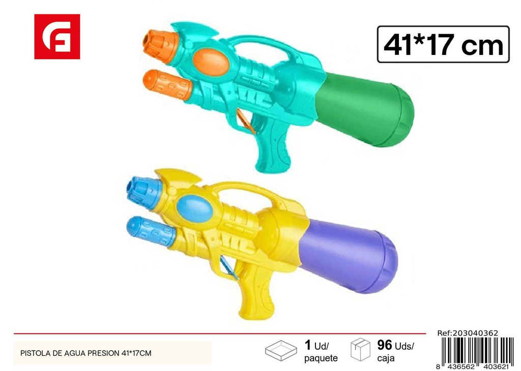 Pistola de agua presión 41*17 cm - Juguetes de verano y pistolas de agua