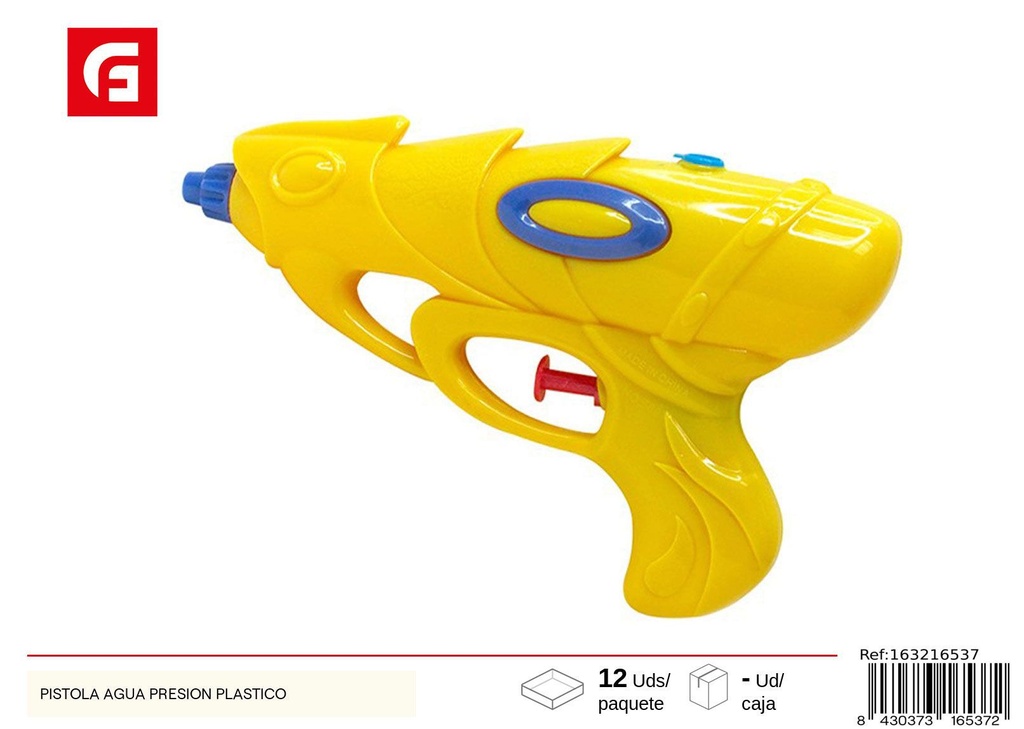 Pistola de agua presión de plástico - Juguetes para la playa