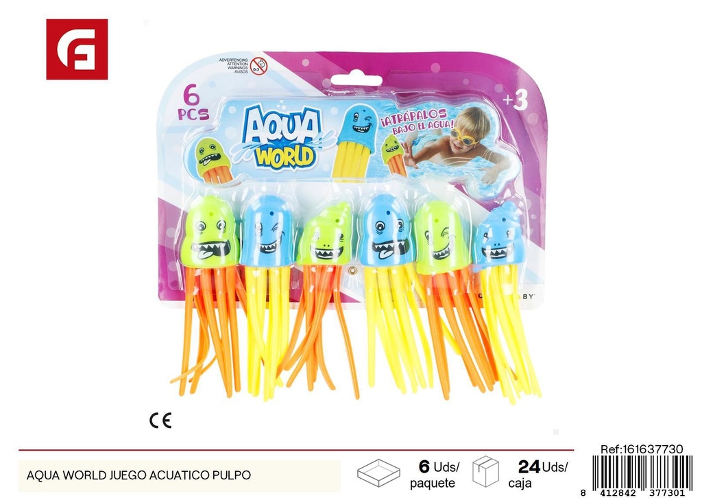 Juego acuático pulpo Aqua World - Juguetes de verano