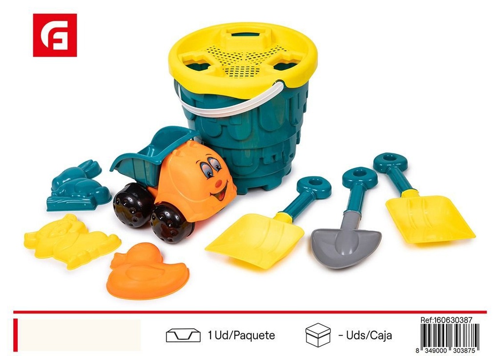 Cubo de playa accesorios - Juguetes de verano y diversión en la playa