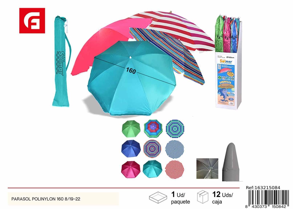 Parasol Polinyon 160 - Sombrillas de verano