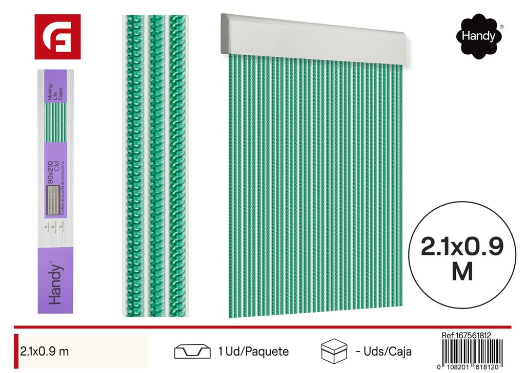 Cortina estándar Tosca N12 2.1*0.9m - Accesorios para verano y cortinas para puertas