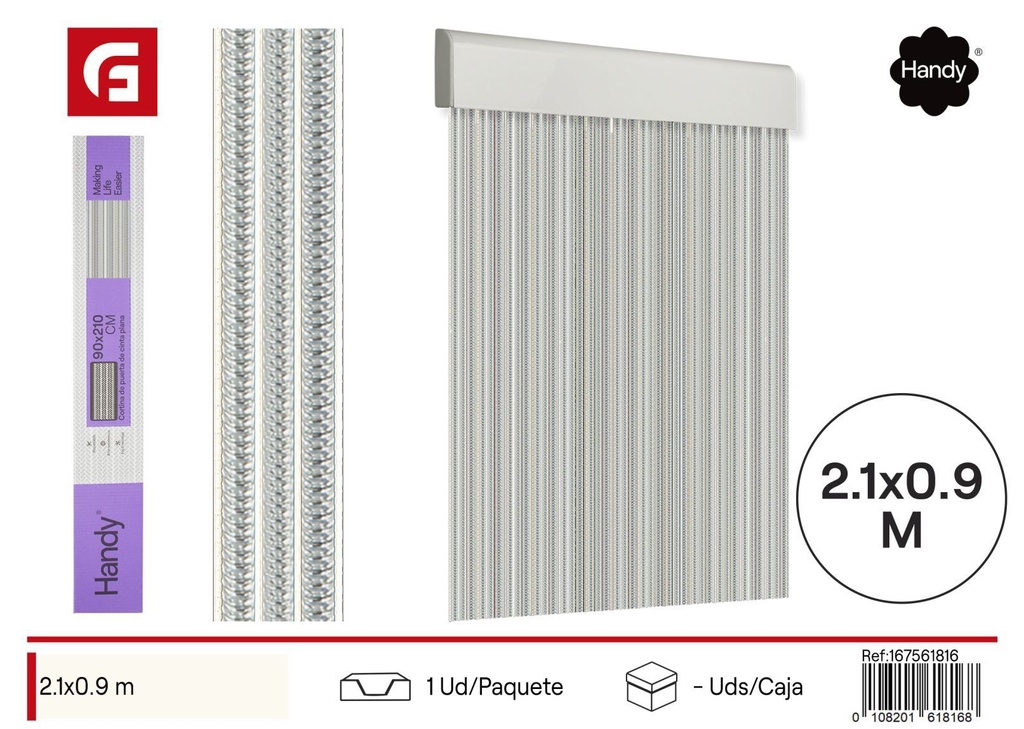 Cortina estándar Tosca N16 2.1*0.9m - Accesorios para verano y cortinas para puertas