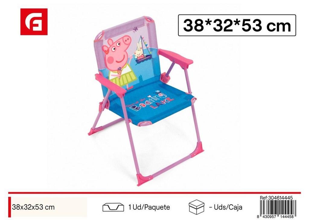Silla plegable Peppa Pig 38*32*53 cm - Muebles decorativos para el hogar