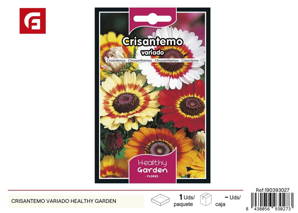 Semilla de crisantemo variado Healthy Garden - Semillas para el jardín