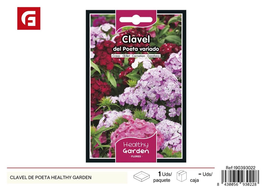 Semillas de clavel de poeta - Jardinería y flores fragantes