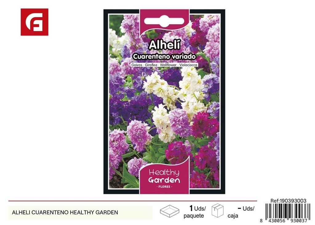 Semillas de alheli cuarenteno - Cultivo de flores coloridas y saludables