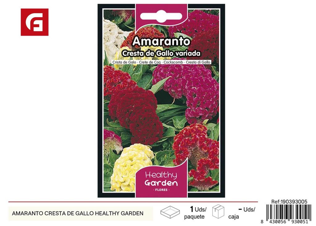 Semillas de amaranto cresta de gallo - Plantas ornamentales y saludables