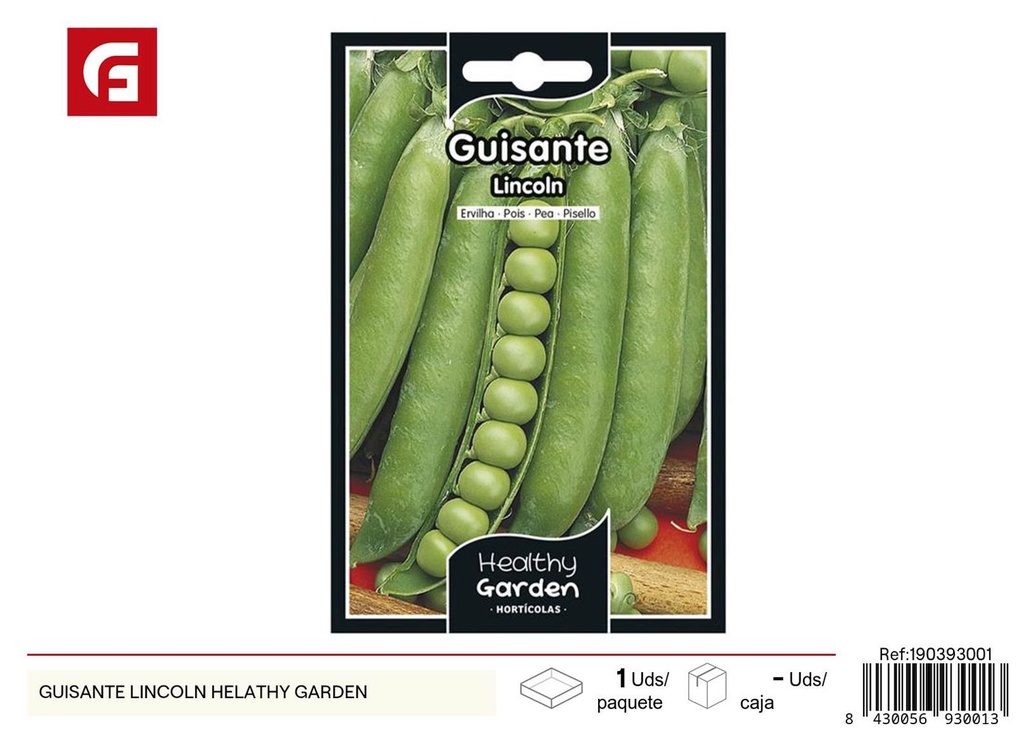 Semillas de guisante Lincoln - Cultivo de legumbres y nutrición
