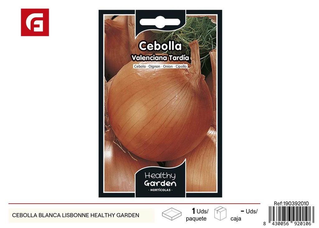 Semillas de cebolla blanca lisbonne - Variedades para huertas y cultivos