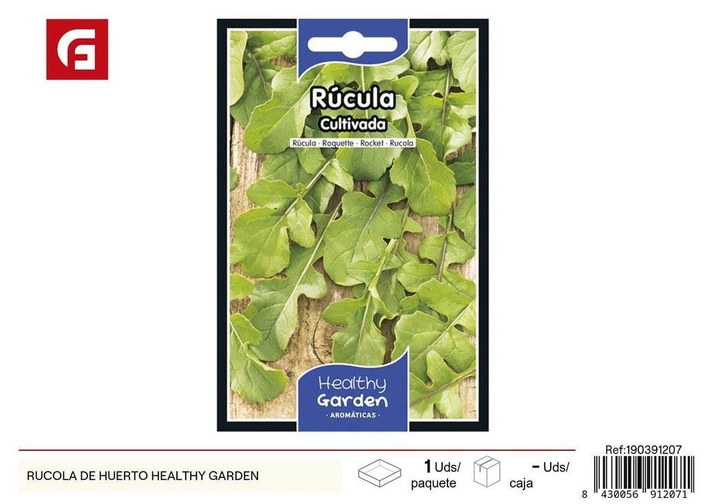 Semilla de rúcula de huerto Healthy Garden - Semillas para el jardín