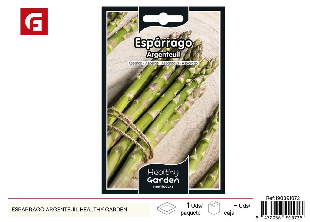 Semillas de espárrago Argenteuil - Cultivo gourmet y sabroso