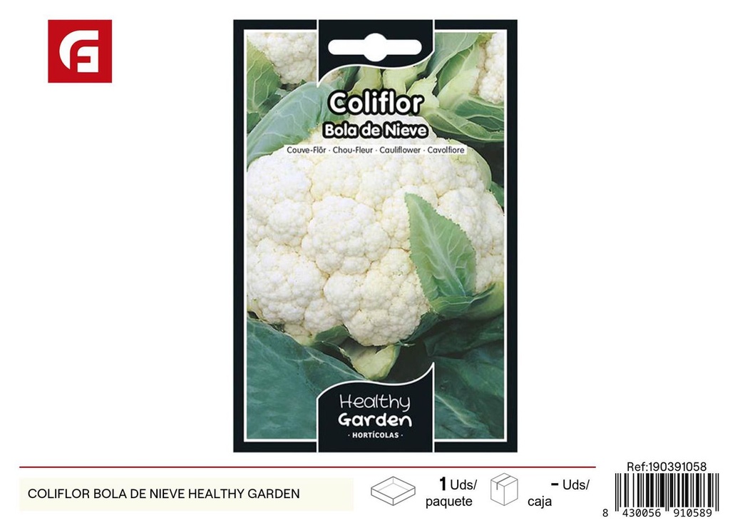 Semillas de coliflor bola de nieve - Cultivos de verduras sanas y versátiles