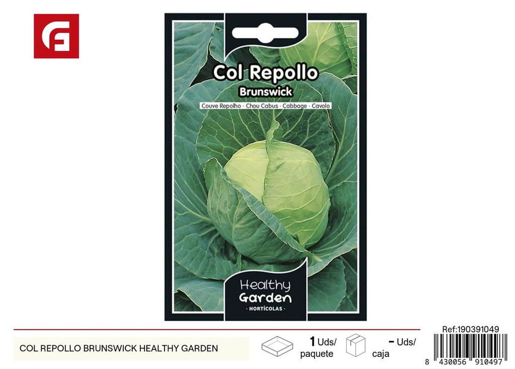 Semillas de col repollo Brunswick - Variedades resistentes para cultivo
