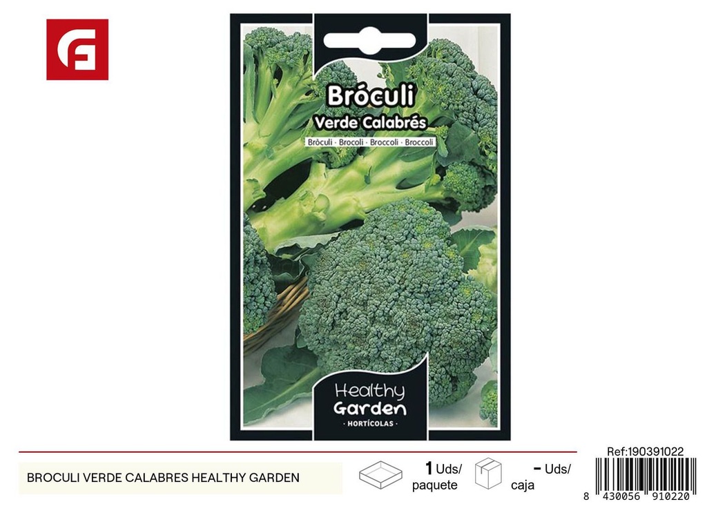 Semillas de brócoli verde calabrese - Cultivo nutritivo y saludable
