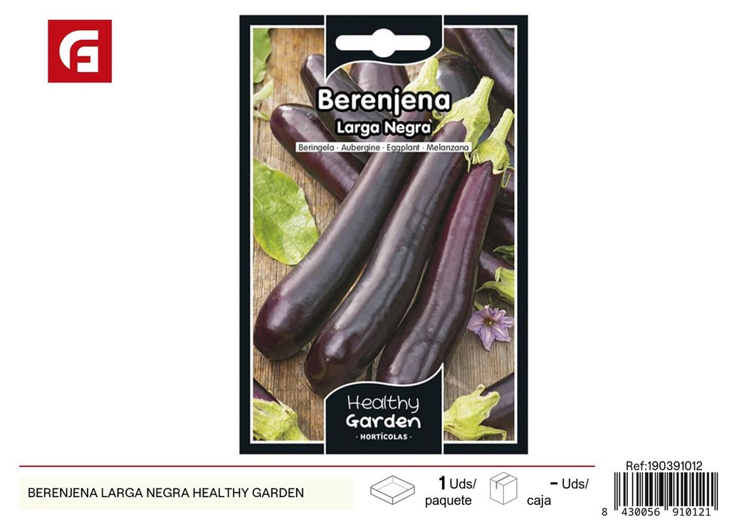 Semillas de berenjena larga negra - Cultivos de hortalizas ricas