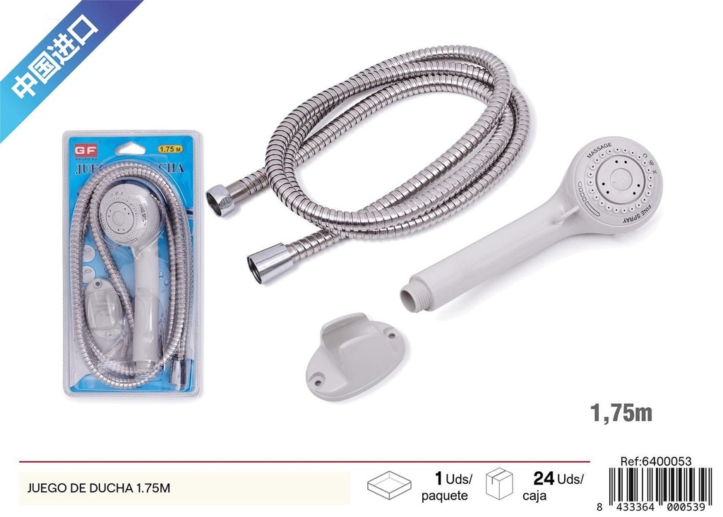 Set de ducha 1.75m - Accesorios de baño y duchas