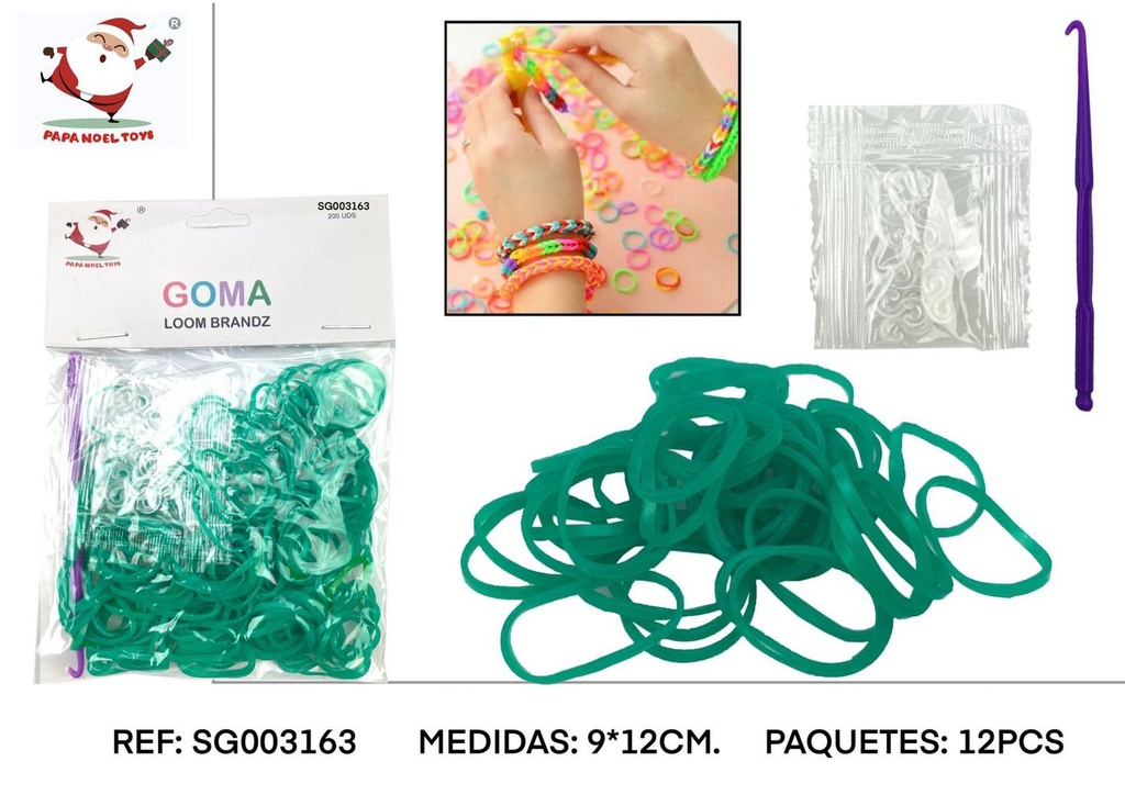 Goma para Manualidades Aqua Pack.12 - Accesorios de manualidades y manualidades
