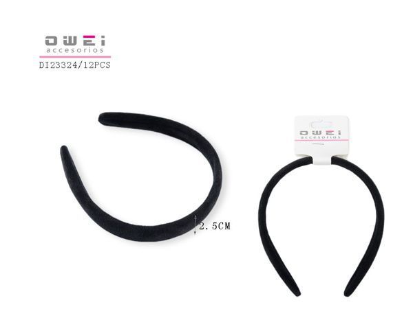 Diademas 12/u DI23324 OW - Pack de diademas coloridas y elegantes