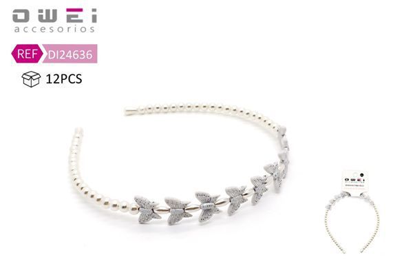 Diademas 12/u DI24636 OW - Diademas versátiles para cualquier peinado