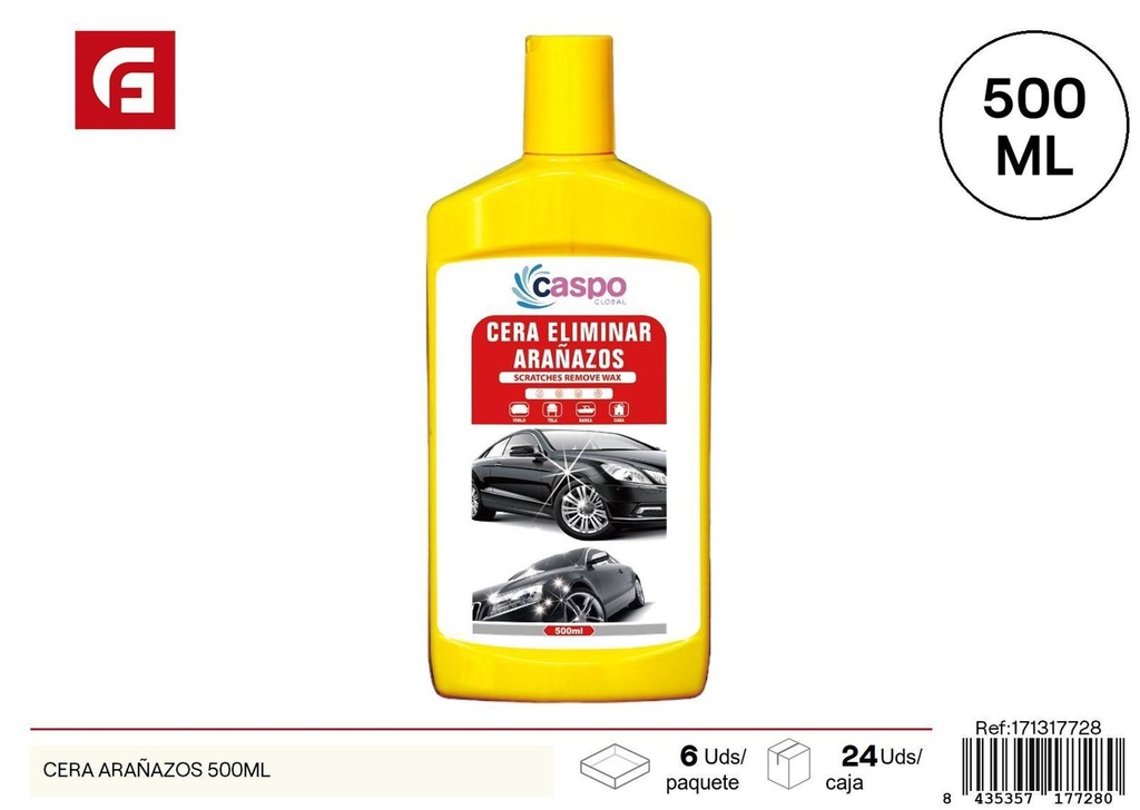 Cera para arañazos 500 ml - Accesorios de limpieza para vehículos