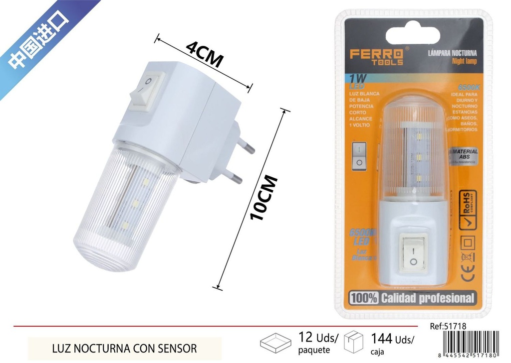 Luz nocturna con sensor - Electrónica y lámparas de trabajo