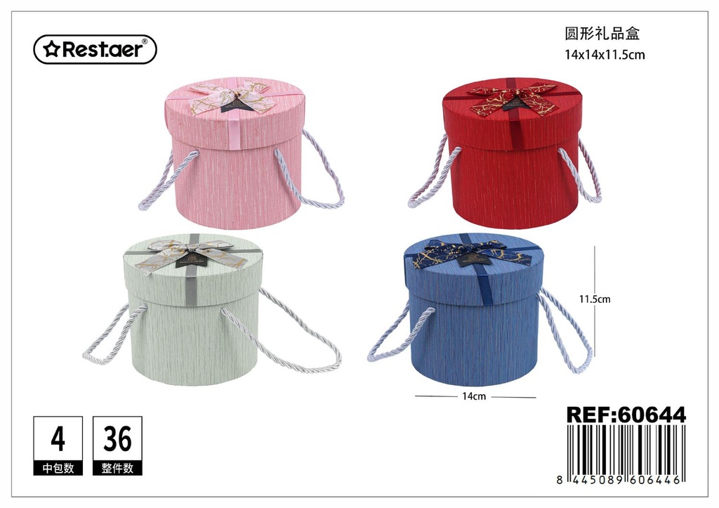 Caja de regalo redonda - Artículos de regalo