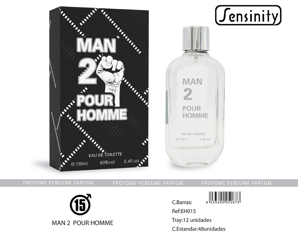Perfume Pour Homme 2 MAN - Fragancias masculinas de lujo