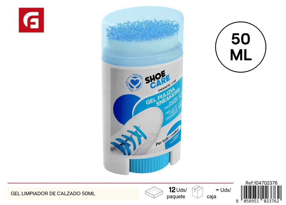 Gel limpiador de calzado 50 ml - Productos de limpieza y mantenimiento de zapatos