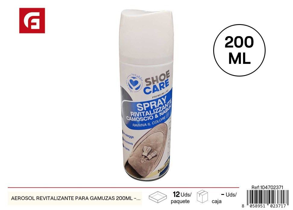 Aerosol revitalizante para gamuzas 200 ml neutro - Cuidado para materiales de gamuza