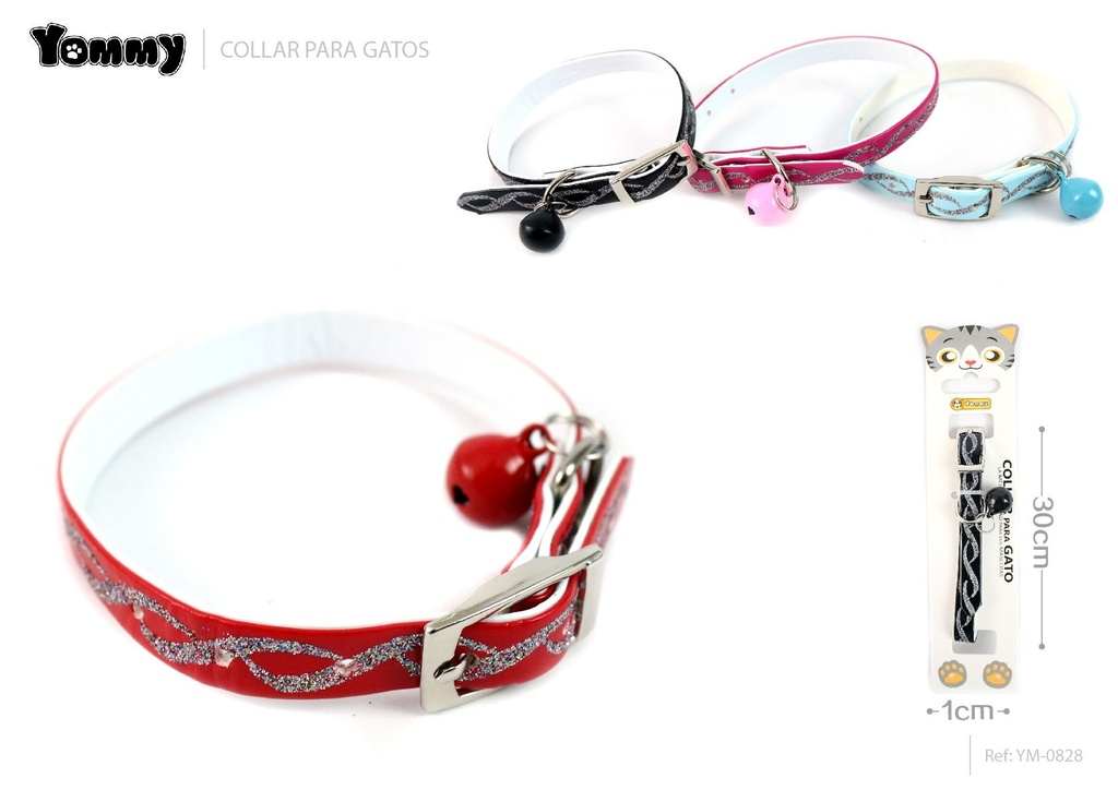 Collar para gato 1.0*30 cm - Accesorios para mascotas