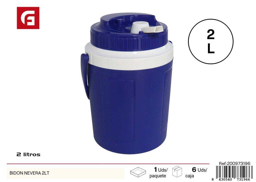 Bidón para agua de 2L - Accesorios de verano