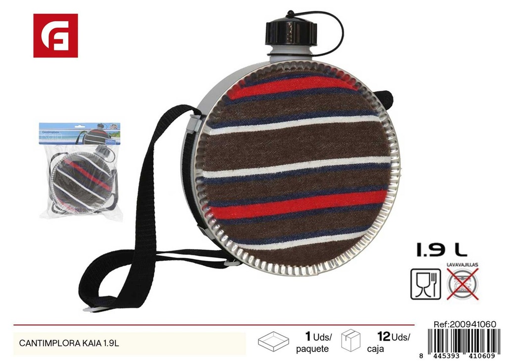 Cantimplora KAIA 1.9L - Utensilios de cocina y camping