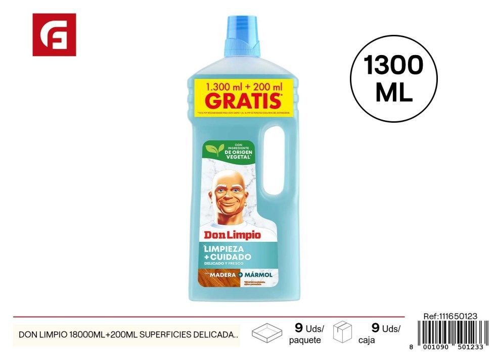  Limpiador para superficies delicadas Don Limpio 18000ml + 200ml - Productos de limpieza