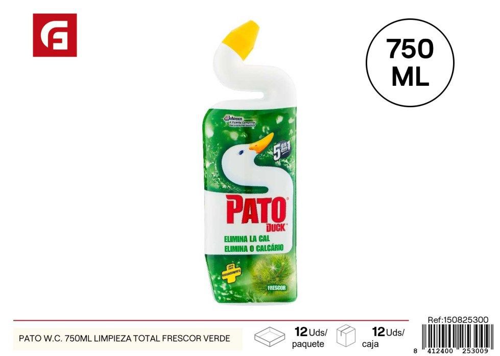 Limpieza total frescor verde Pato W.C. 750ML - Productos de limpieza