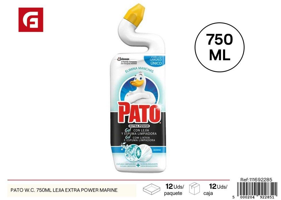 Limpia inodoros Pato W.C. 750ml lejía extra fuerte - Productos de limpieza de baño