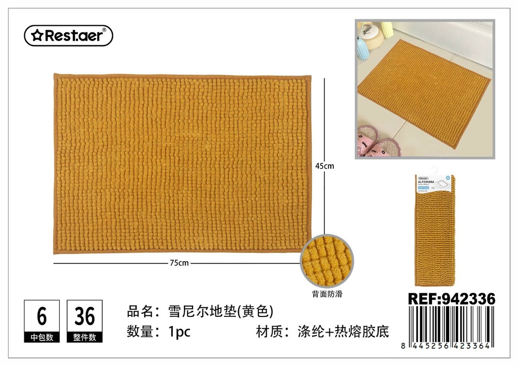 Alfombra de chenilla 45*75 cm - Alfombras para baño