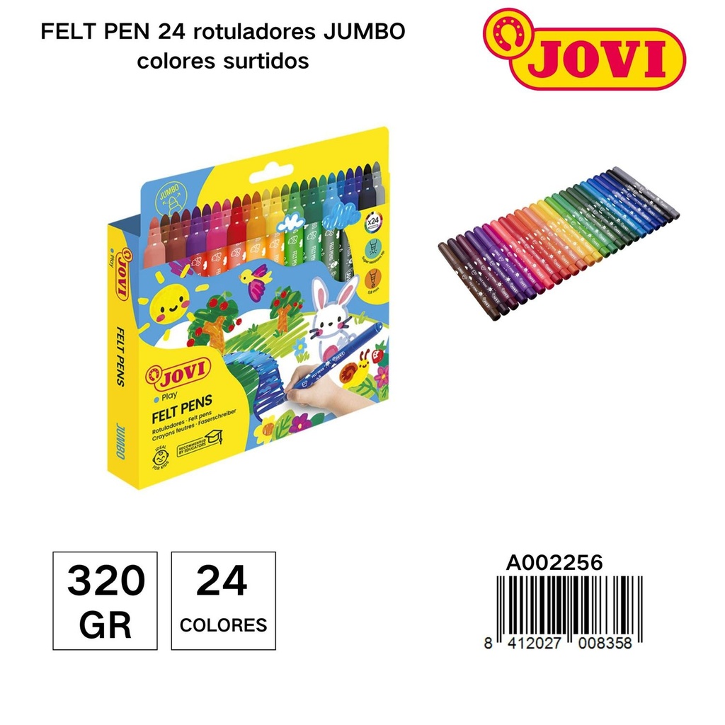 Ratularadores JOVI 5.8MM 24 unidades - Material de dibujo