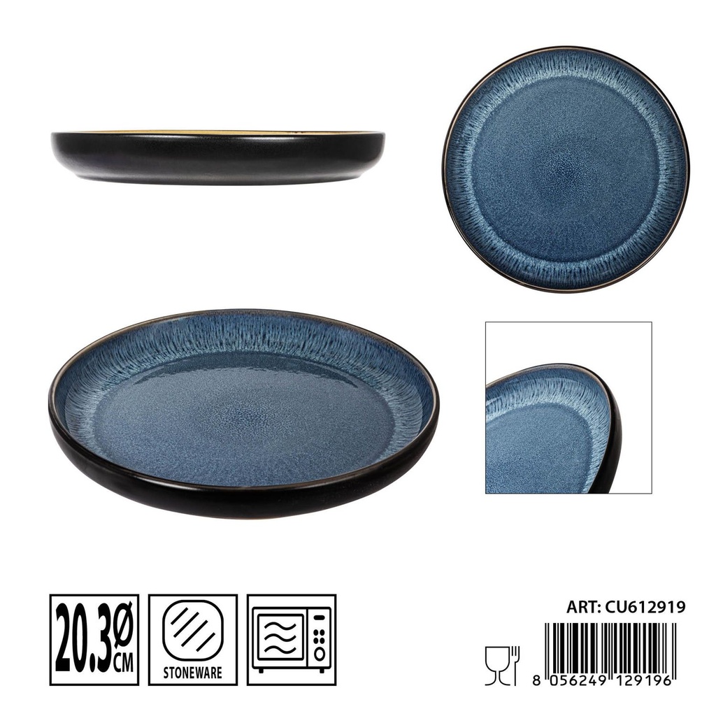 Plato de fruta de cerámica de 20,3CM - Cerámica decorativa para servir