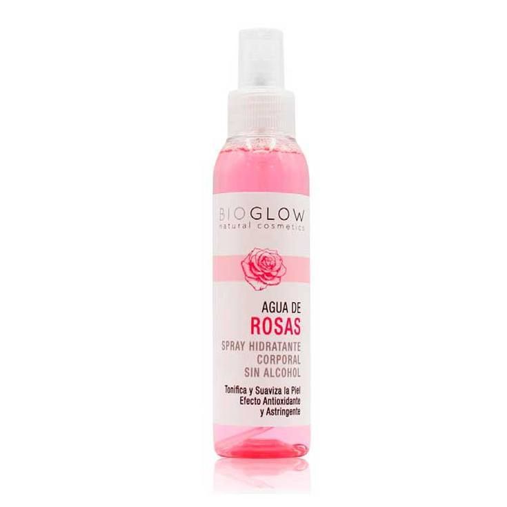 Agua de rosas en spray 125ml BIOGLOW - Productos para el cuidado de la piel