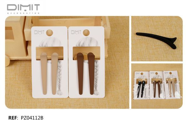 Pinza de pelo 12 unidades PZ04112B DM - Accesorios para el cabello