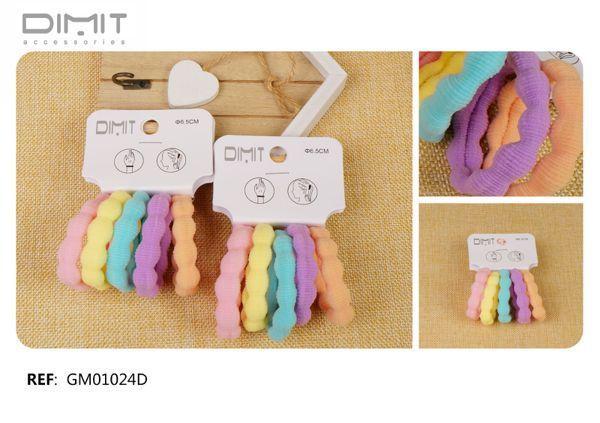 Goma de pelo 12 unidades GM01024D DM - Accesorios para el cabello