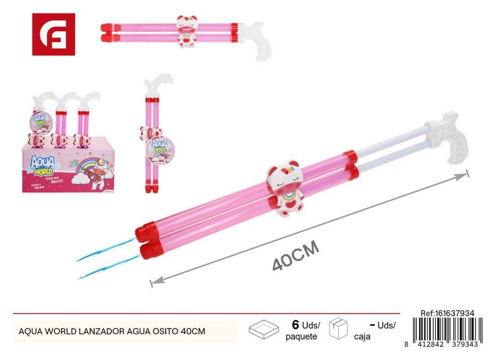 Lanzador de agua osito de 40 cm - 24 unidades